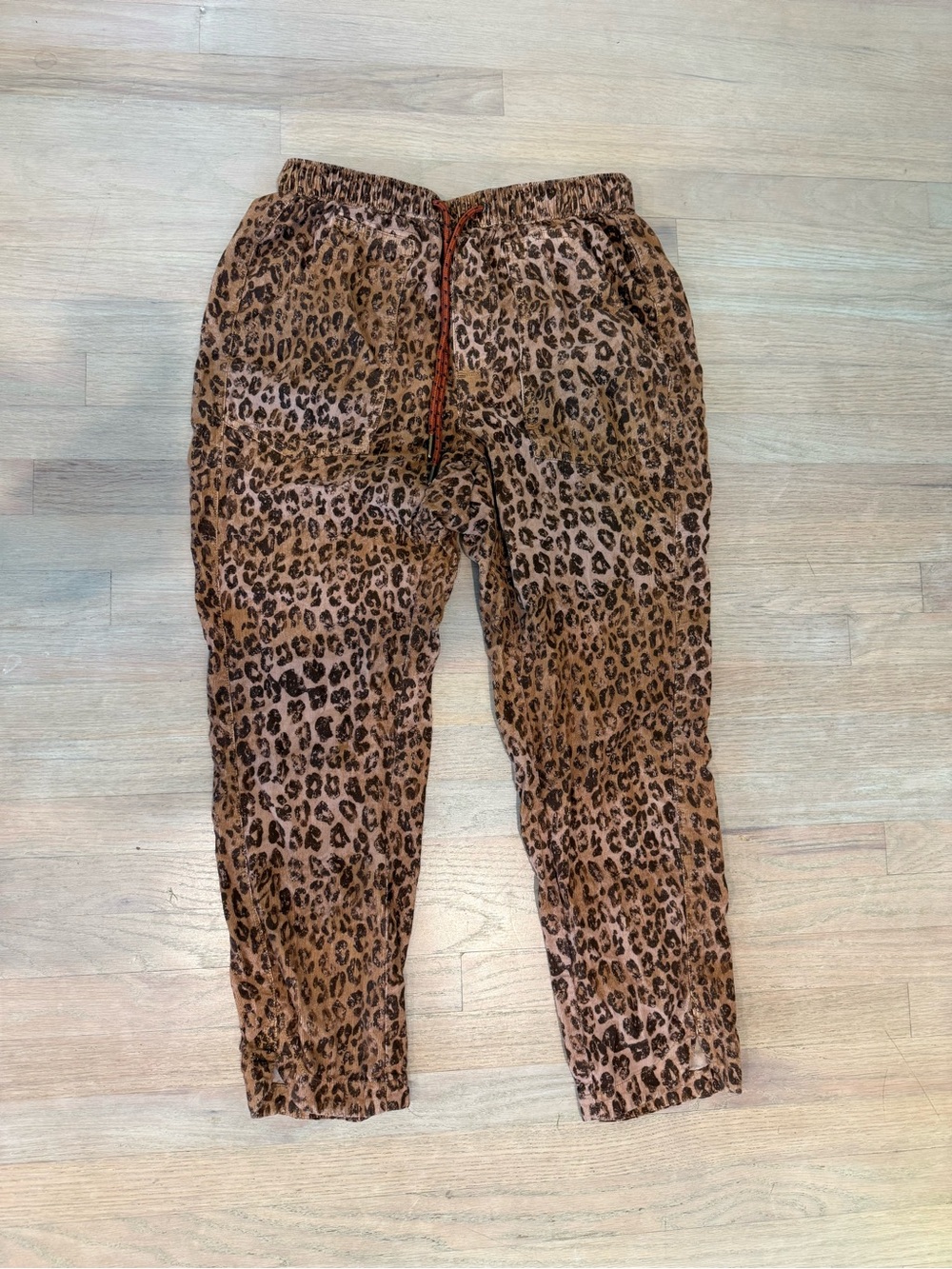 Pilcro The Cottage Leopard Print Corduroy Pants